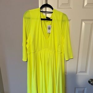 Torrid Neon Yellow Dress